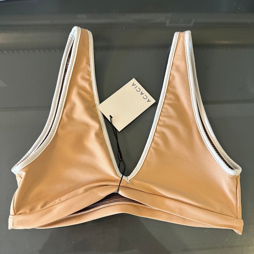 Acacia Swimwear - Komala Top Oat Small